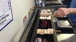 KOSEI GRILL demonstraasje fideo 143 KY-KL type, grilled kip en skewers