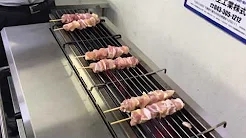 KOSEI GRILL fidio ifihan 124 KY-KL iru, adie ti a ti yan ati awọn skewers