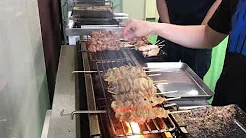 KOSEI GRILL yekuratidzira vhidhiyo 217 KY-KL mhando, huku yakakangwa uye skewers