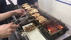 KOSEI GRILL fidio ifihan 104 KY-KL iru, adie ti a ti yan ati awọn skewers