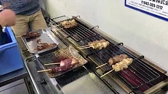 KOSEI GRILL ցուցադրական տեսանյութ 107 KY-KL տեսակի, խորոված հավ և շամփուրներ