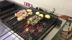 KOSEI GRILL демонстрациялық бейне 175 KA-G, KA-KL түрі, грильдегі тауық еті мен шашлық