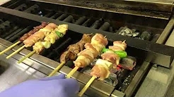 KOSEI GRILL fa'ata'ita'iga vitiō 090 KA-G, ituaiga KA-KL, moa tunu ma skewers.