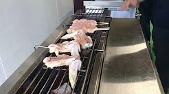 KOSEI GRILL video dimostrativo 216 tipo KY-KL, pollo alla griglia e spiedini