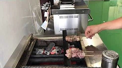 Video fampisehoana KOSEI GRILL 220 KA-G, karazana KA-KL, akoho natono sy skewers