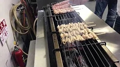 Демонстрационное видео KOSEI GRILL 125 типа KY-KL, курица-гриль и шашлык