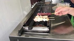 wikiō hōʻikeʻike KOSEI GRILL 245 KY-KL ʻano, moa ʻala a me nā skewers