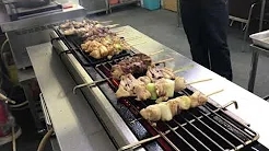 KOSEI GRILL muqaal muqaal 198 KY-KL ah, digaag la dubay iyo skewers