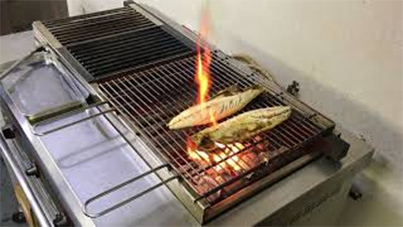 Video di dimostrazione KOSEI GRILL 082 KA-G, tipu KA-KL, frutti di mare