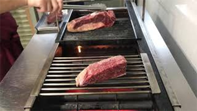 KOSEI GRILL video dimostrativo 255 KA-G, tipo KA-KL, bistecca