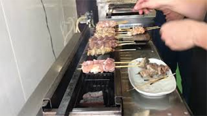 Видеои намоишии KOSEI GRILL навъи 284 KY-KL, мурғи гриллӣ ва шишки