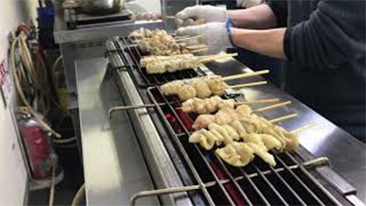 KOSEI GRILL 実演動画197　KY-KL型,焼⿃・串焼